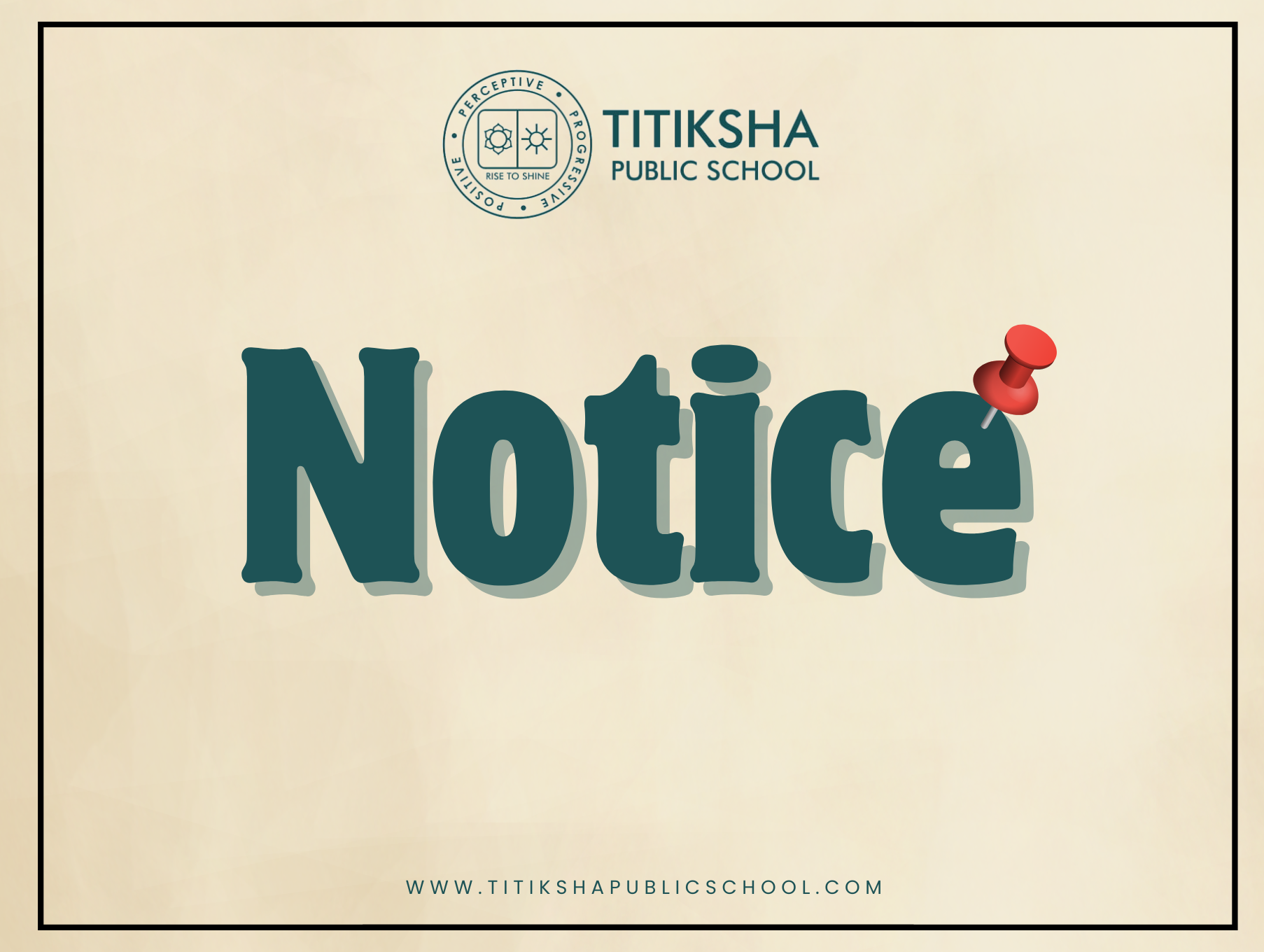 Important notice